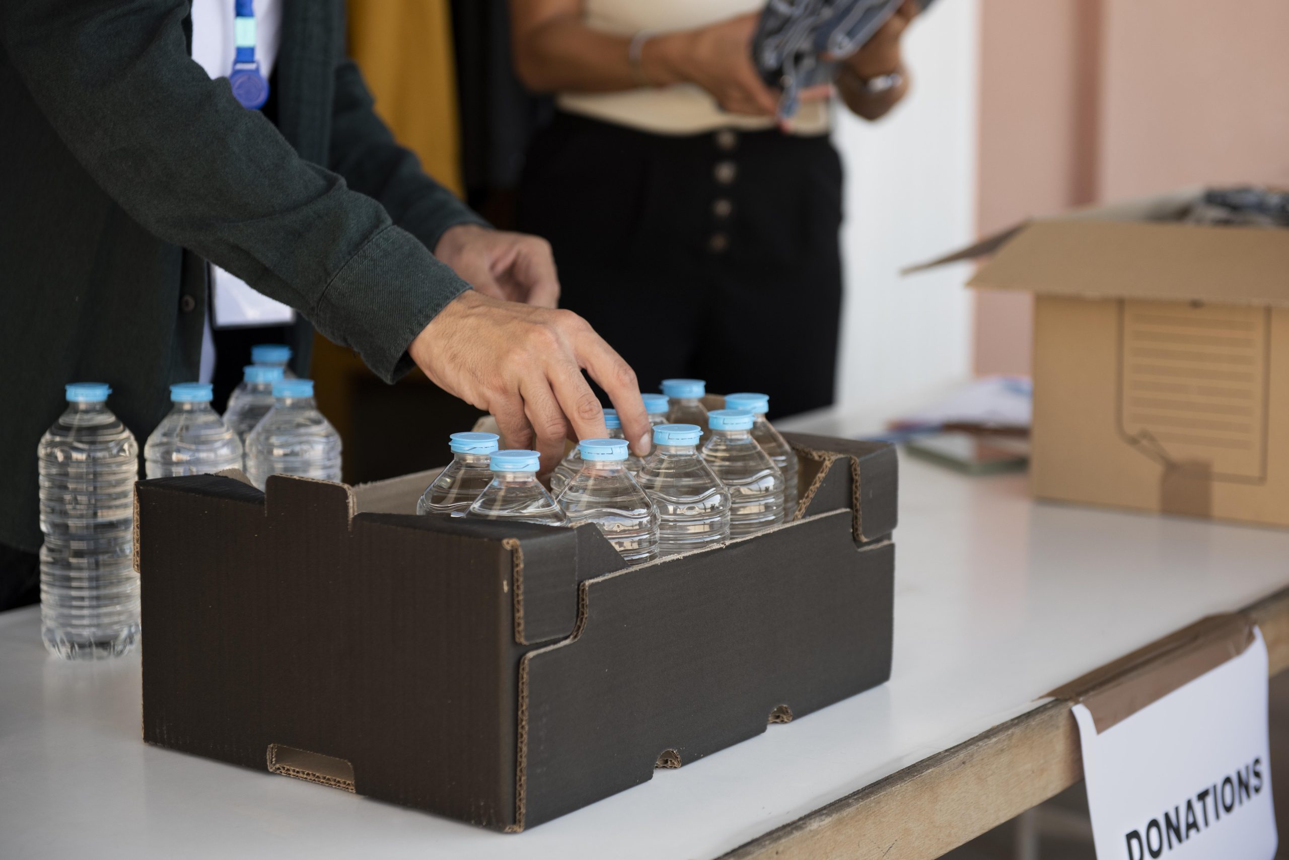 botellas de agua
